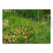 Van Gogh; Daubigny's Garden, Le Jardin de Daubigny Greeting Card