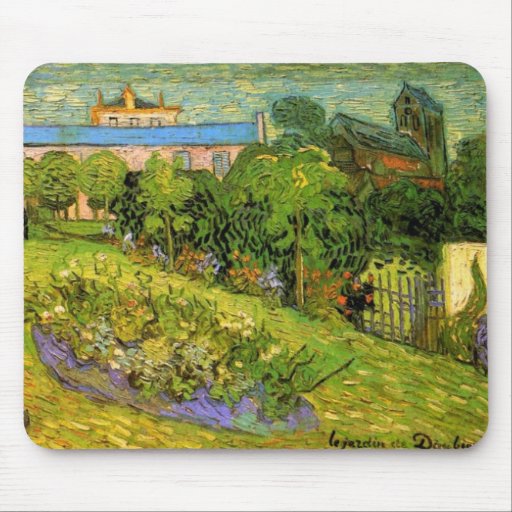 Van Gogh; Daubigny's Garden, Le Jardin de Daubigny Mousepads