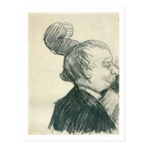 Van Gogh Double-Bass Player (F1244cv) Post Card