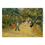 Van Gogh Entrance, Public Park in Arles Greeting Card