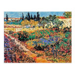 (Van Gogh - Flowering Garden With Path Post Cards