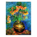 Van Gogh Fritillaries Copper Vase Fine Art Post Cards