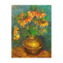 Van Gogh Fritillaries in a Copper Vase Post Cards