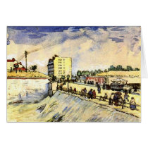 Van Gogh Gate in Paris Ramparts Greeting Cards