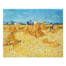 Van Gogh; Harvest in Provence Photograph