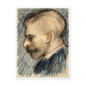 Van Gogh Head of Man (Theo?) postcards