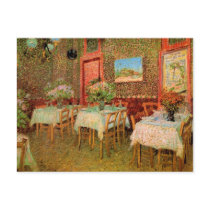 Van Gogh; Interior of a Restaurant Post Card