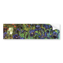 Van Gogh Irises Bumper Stickers