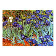 Van Gogh: Irises Business Card Template