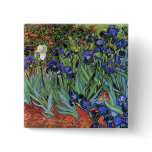 Van Gogh Irises buttons