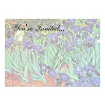 Van Gogh Irises Personalised Invites