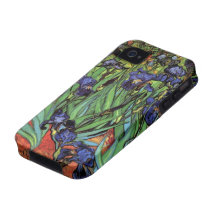Van Gogh Irises, Vintage Post Impressionism Art Vibe iPhone 4 Cover