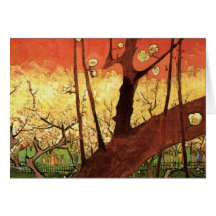 Van Gogh Japanese Flowering Plum Tree, Vintage Art Cards