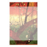 Van Gogh Japanese Flowering Plum Tree, Vintage Art Personalised Stationery