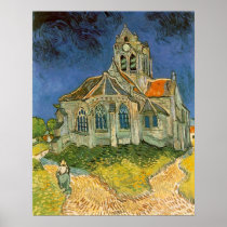 VAN GOGH - L'EGLISE D'AUVERS-SUR-OISE