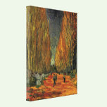 Van Gogh; Les Alyscamps (Cemetery), Vintage Art canvas prints