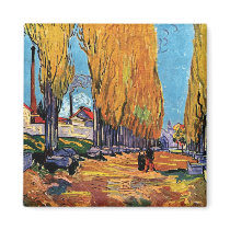 Van Gogh - Les Alyscamps Fridge Magnet