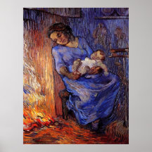 Van Gogh, Man is at Sea, Vintage Impressionism Art Poster
