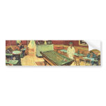 Van Gogh; Night Cafe in the Place Lamartine, Arles bumper stickers