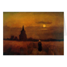 Van Gogh; Old Tower In The Fields, Vintage Farm Cards