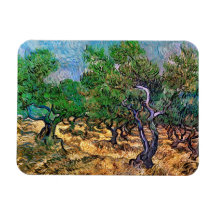 Van Gogh - Olive Grove Vinyl Magnets