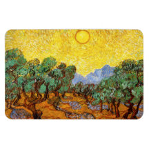 Van Gogh Olive Trees Magnet