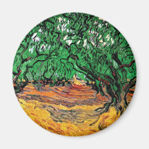 Van Gogh - Olive Trees Magnets