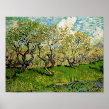 Van Gogh Orchard in Blossom Amsterdam (F511) Print