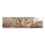 Van Gogh Orchard in Blossom (Plum Trees) bumper stickers
