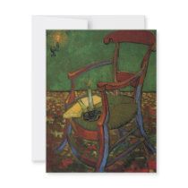 Van Gogh; Paul Gauguin's Armchair Custom Invitation