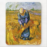 Van Gogh Peasant Woman Binding Sheaves Mousepad