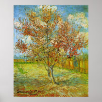 Van Gogh Pink Peach Tree in Blossom Posters