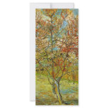 Van Gogh Pink Peach Tree in Blossom Full Colour Rack Card