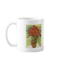 Van Gogh Poppies mugs
