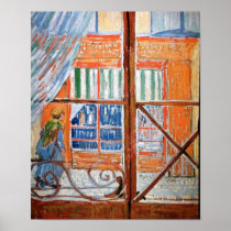 Van Gogh Pork-Butcher's Shop from Window Print