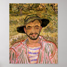 Van Gogh Portrait of a Young Peasant Print