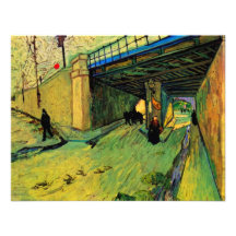Van Gogh Railway Bridge, Avenue Montmajour, Arles Custom Invite