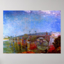 Van Gogh Seine Bridge at Asnières Print