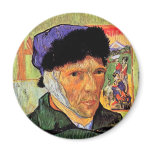 Van Gogh Self-Portrait With Bandaged Ear Magnet