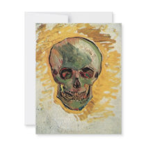 Van Gogh Skull (Still Life) Invitation