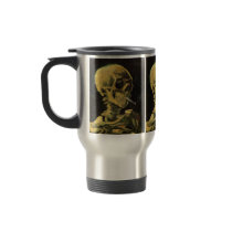 Van Gogh; Skull with Burning Cigarette Coffee Mug