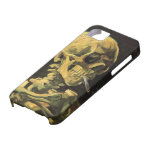 Van Gogh Skull with Burning Cigarette, Vintage Art