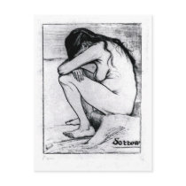 Van Gogh Sorrow Postcard