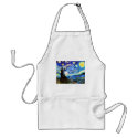 Van Gogh Starry Night aprons