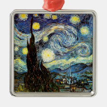 Van Gogh Starry Night Christmas Ornaments