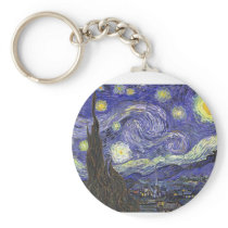 Van Gogh Starry Night Keychains
