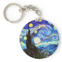 Van Gogh Starry Night Keychains