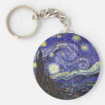 Van Gogh Starry Night Keychains