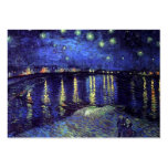van gogh starry night over the rhone business cards