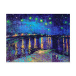 Van Gogh Starry Night over the Rhone postcards